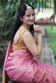 Zari Linen Gotta Lace Saree