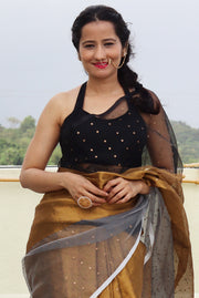 Muslin Silk Sequin Saree 