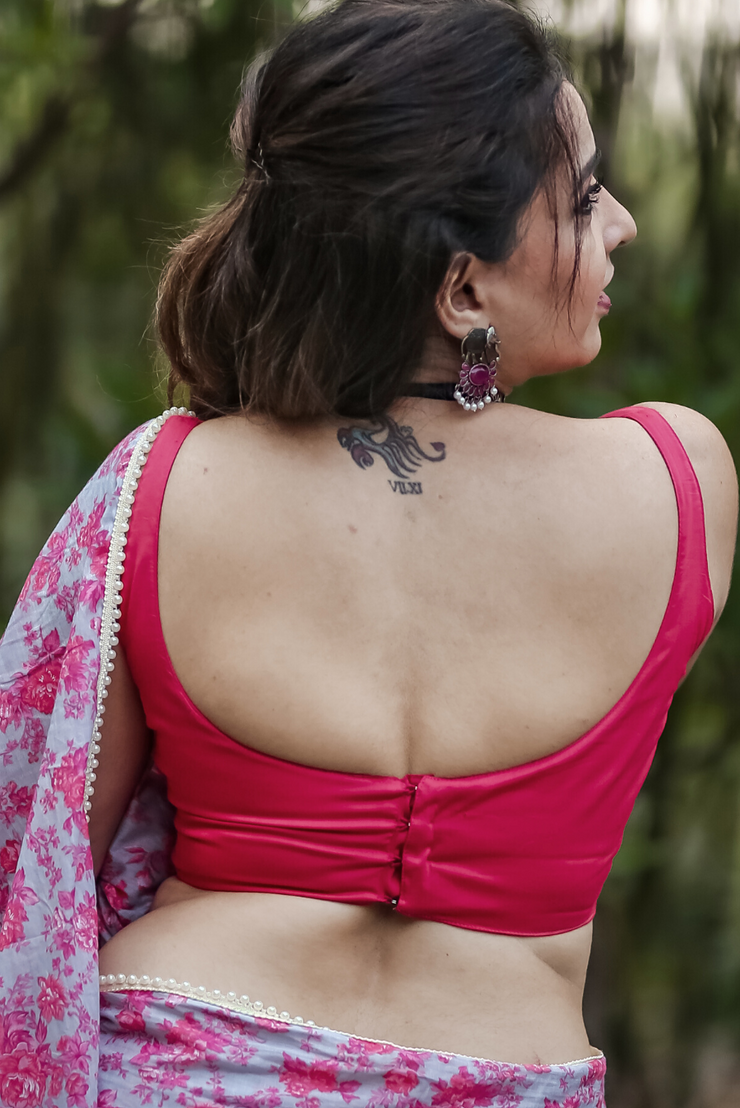 Dark Pink Crayon (BLOUSE)