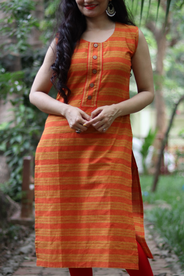 Slice of Orange (KURTI)